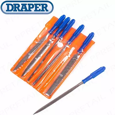 £13.06 • Buy 6Pc PRECISION METALWORKING HAND WARDING FILE TOOL SET 100mm Handles Abrasive