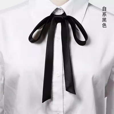 Satin Bow Tie Gambler Western Cowboy Necktie Ribbon For Wedding Men Shirts Suit • $9.78