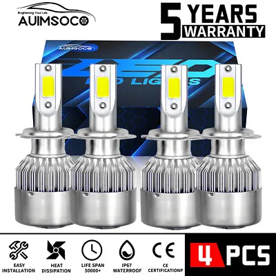 For Hyundai Veloster Hatchback 3-Door 2012-2017 H7 LED Headlight High Low Bulbs • $29.99