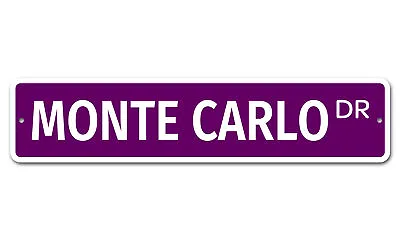 6793 SS Monte Carlo 4  X 18  Novelty Street Sign Aluminum • $12.99