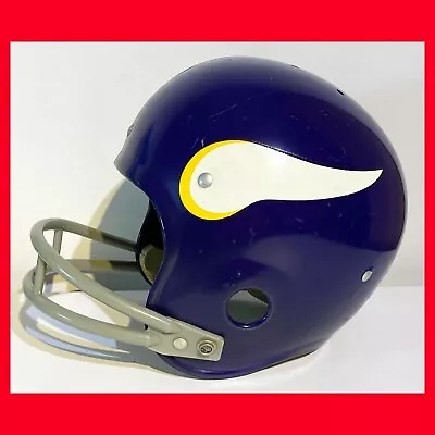 Rare Vintage MINNESOTA VIKINGS Football Helmet RAWLINGS AIR-FLO HNFL Medium • $99.99