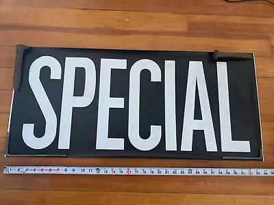 Ny Nyc Bus Roll Sign Special Vintage Collectible 34 Wide Urban Transit Wall Art • $169.99