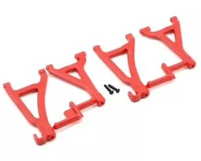 RPM80699  Red Front Upper & Lower A-Arm Set  For 1/16 E-Revo • $14.99