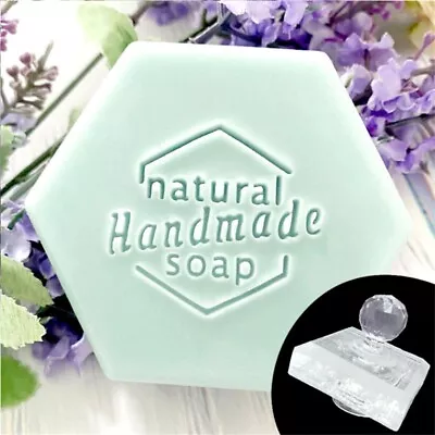 Handmade Soap Words Embossing Stamp Natural Soap Making Supplies Acrylic Chapter • £8.12