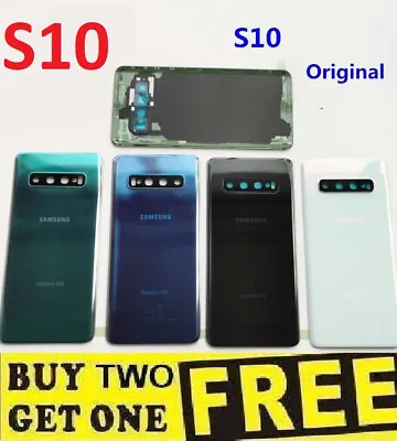 Fits Genuine Samsung Galaxy S10 G973F Rear Back Glass Battery Cover Camera LENS  • £5.99