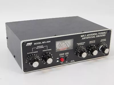 MFJ-934 Ham Radio Antenna Tuner And Artificial Ground (works Well) • $160