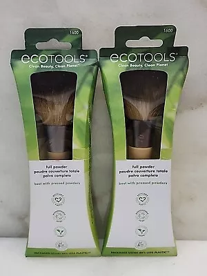 2 EcoTools POWDER Makeup Brush Professional Finish Best W/ PRESSED POWDER #1600 • $12