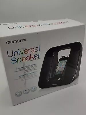 Memorex ML410BK Universal Speakers For Iphone Android Mp3 CD Player Used Tested • $24.99