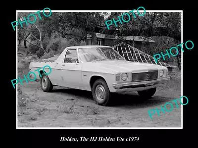OLD 8x6 HISTORIC PHOTO OF THE HJ HOLDEN UTE C1974 • $9