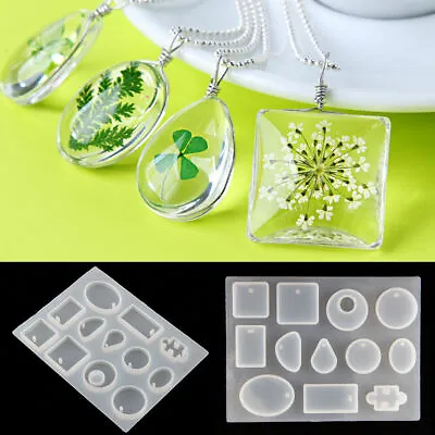 £3.29 • Buy Silicone Pendant Mold Making Jewelry Tool For Resin Necklace Mould Casting Craft
