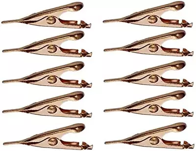 Micro Toothless Alligator Test Clips Copper Plated Smooth Microscopic Tip 5Amp • $12.23