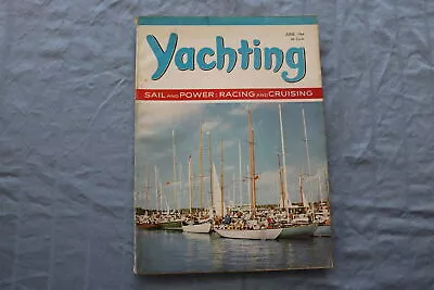 1964 June Yachting Magazine - Racing And Cruising Cover - E 9465 • $30