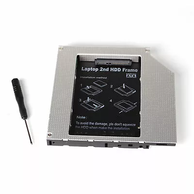 £34.54 • Buy 12.7mm PATA IDE To SATA 2nd Hard Drive HDD SSD Caddy For Apple IMac Early 2008 C