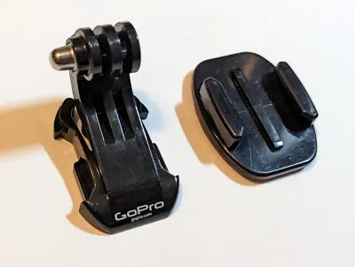  1 GENUINE GoPro Vertical Surface J-Hook Buckle Mount And Flat Sticky Mount  • $12.99