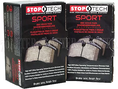 Stoptech Sport Brake Pads (Front & Rear Set) For Z33 350Z V35 G35 W/ Brembo • $217.38