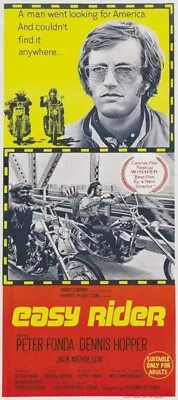 1969 Easy Rider Vintage Motorcycle Movie Poster Print STYLE D 36x16 9mil PAPER • $34.95