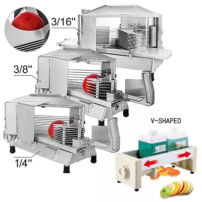 VEVOR Commercial Tomato Slicer Vegetable Cutter Fruit Dicer 3/16  1/4  3/8  • $54.99