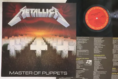 LP METALLICA Master Of Puppets 28AP3169 CBS SONY JAPAN Vinyl • $157