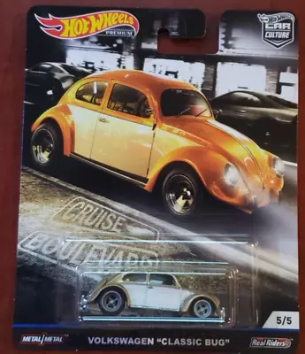 $18.95 • Buy Hot Wheels Premium Car Culture Volkswagen Classic Bug 2019 New Free Shipping