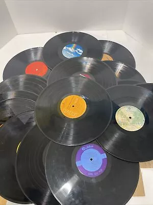 Lot Of 15 Vinyl 12  Inch Records For Crafts & Decoration Up Cycle Scratches Ect • $4.99