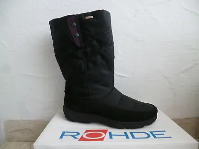 £87.14 • Buy Rohde Women's Boots Ankle Boots Winter Boots Black Tex New