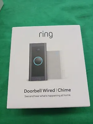 2021 Ring Doorbell Wired Chime Black Color (sealed) • $69.99