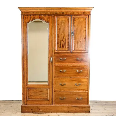 Antique Edwardian Compactum Wardrobe (M- 4898) • £1250