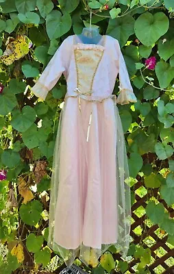 Vtg Barbie Princess Halloween Costume Rubie's Dress Up Girls Mattel SZ Medium • $18.99