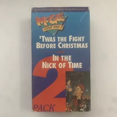 McGee And Me Double VHS: Twas The Fight Before Christmas & In The Nick Of Time • $6