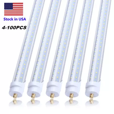 8FT LED Tube Light T8 T12 Single Pin FA8 Bulbs 45W 65W 90W 8Foot LED Shop Light • $70.54