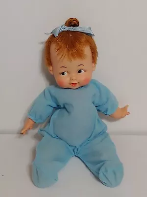 1963 Ideal Baby Pebbles Flintstone Doll 14  Soft Body FS-14 Vintage 1960s • $14.99