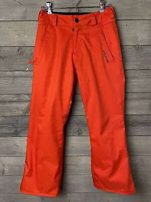 Volcom Youth Reddish Orange Snowboard Pants Size Medium • $18