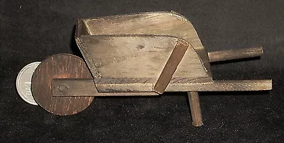 Dollhouse Miniature Wooden Mexican Wheel Barrow 1:12 #WO1937 Garden Yard  • $16