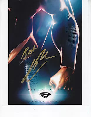 Henry Cavill - SUPERMAN MAN OF STEEL - Signed 8x10 • $143