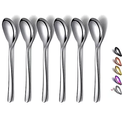 Demitasse Espresso Spoons 5.5'' Mini Coffee Spoons Stainless Steel Small Spoonst • $13.12