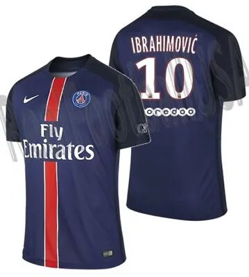 Nike Z. Ibrahimovic Paris Saint-germain Psg Authentic Match Home Jersey 2015/16 • $416.55