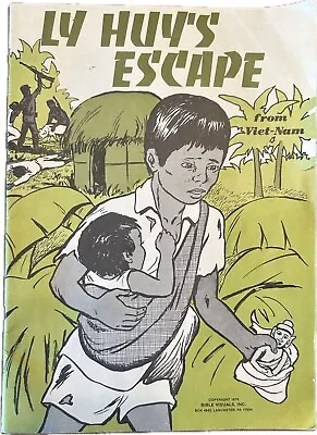 Ly Huy’s Escape From Viet Nam Large Paperback Book 1979 Missionary Propaganda • $50