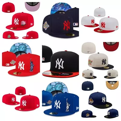 New York Yankees NYY Fitted Cap Hat MLB 2024 New Series Baseball Hat Unisex • $20