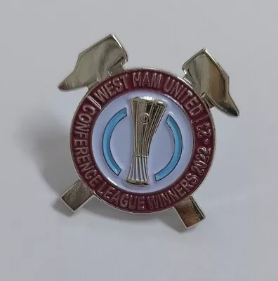 £4.99 • Buy West Ham United Uefa Europa Conference League Winners Enamel Pin Badge