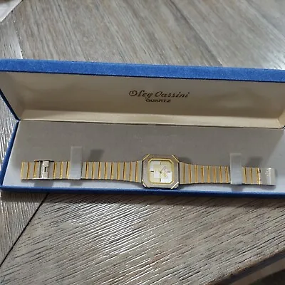 Vintage Men’s OLEG CASSINI Wrist Watch New In The Box • $70.50