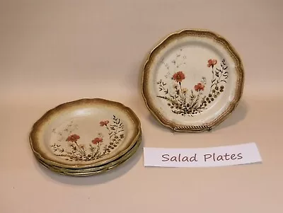 Mikasa ~ Whole Wheat Jardiniere ~ Set Of 4 Salad Plates ~ EUC • $20