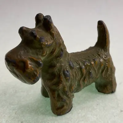 Cast Metal Detailed Scottie Scottish Terrier Dog - Vintage • $24.99