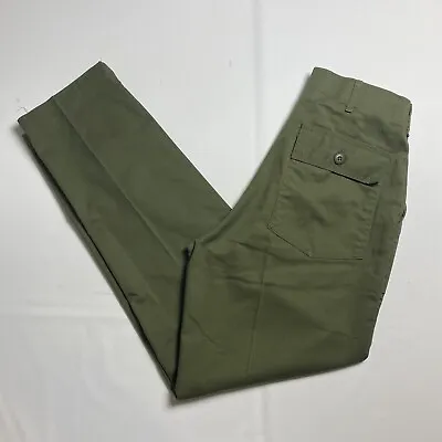 Vintage OG-507 Pants Mens 32x33 High Rise Green Military Army Trouser Serval Zip • $49.99