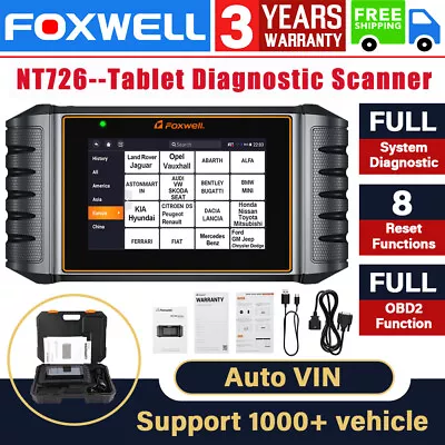 Automotive All System Car Diagnostic Scanner OBD2 Scanner ABS DPF EPB TPMS Oil • $290