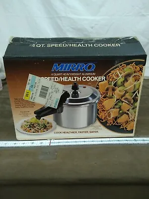 NEW MIRRO 4 Quart Pressure Cooker #92140 INCLUDES Instruction Book • $44.99