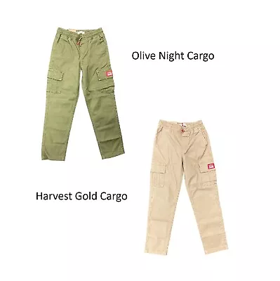 Levi's Youth Boy's Pull On Drawstring Waistband Tapered Leg Twill Cargo Pant • $12.99