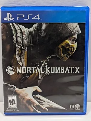 Mortal Kombat X Sony PlayStation 4 PS4 Video Game • $8.95