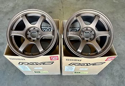 RAYS GRAMLIGHTS 57DR 15x8 4x100 +28 CIVIC FIT CRX INTEGRA MIATA WHEEL RIM BRONZE • $1480