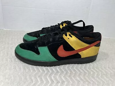 Rare Nike Dunk Low CI ‘Journeys’ Sneakers Men’s Sz 12 304714-063) Rasta Colors • $74.99