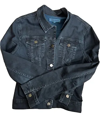 J Brand Juniors Denim Jean Jacket STRETCH Navy Blue Size Medium • $16